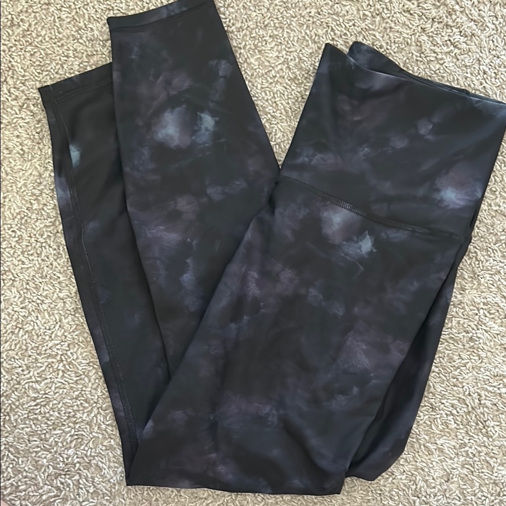 Galaxy pattern workout leggings